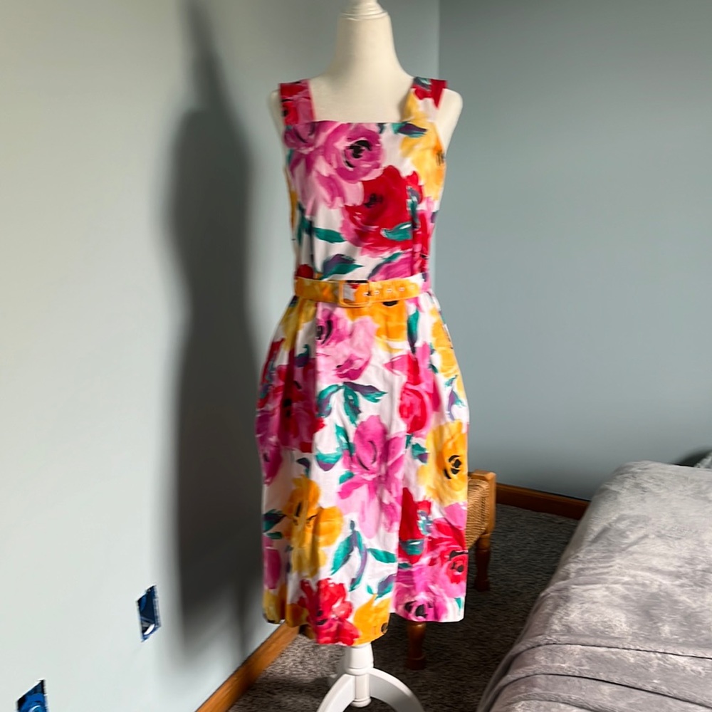 Vintage Toni Todd Belted Dress
